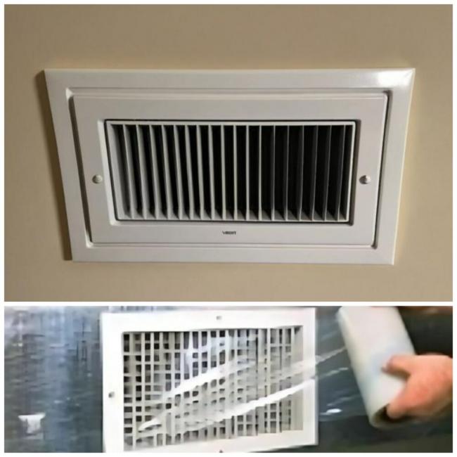 Effective Application Of A Duct Mask On A Vent