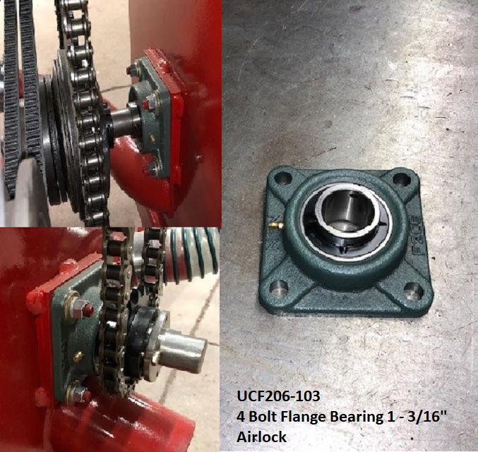 Replacement Bearings / Belts / Chains / Pulleys / Sprockets - UCF 206-103