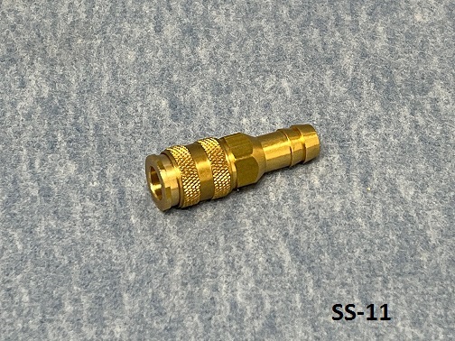 3/8" Hose Barb x Female QD